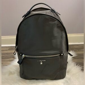 Michael Kors Kelsey Black Large Nylon Backpack